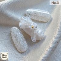 KiraNail アートホイル ホワイトエレガンスレース No.3