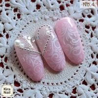 KiraNail アートホイル ホワイトエレガンスレース No.4