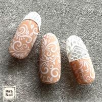 KiraNail アートホイル ホワイトエレガンスレース No.4