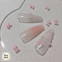 KiraNail ミニカラーリボン ミッシェル ピンク 10P