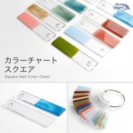 WSPT カラーチャート スクエア 50枚 リング付き