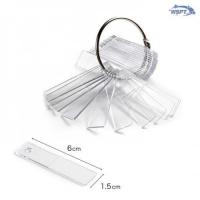 WSPT カラーチャート スクエア 50枚 リング付き