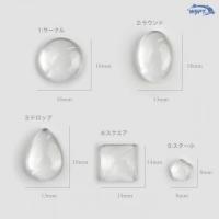 WSPT ガラスディスプレイビーズ/C 50P スター小