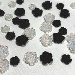 カロンオリジナル ローズパーツ ブラックxオーロラアソート20P
