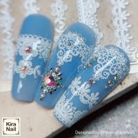 KiraNail NailSticker エンボスシール レース