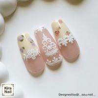 KiraNail NailSticker エンボスシール レース