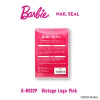 Barbie ネイルシール ビンテージロゴ ピンク