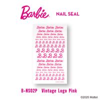 Barbie ネイルシール ビンテージロゴ ピンク