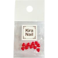 Kira Nail キャンディーハート レッド 10個