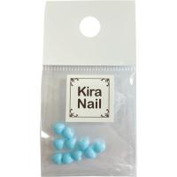 Kira Nail キャンディーハート ライトブルー 10個