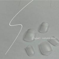 NAIL TIP LABO Natural Short #03