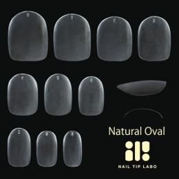 NAIL TIP LABO Natural Oval #01