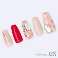 ツメキラes MEGUハート RED ES-MGN-010