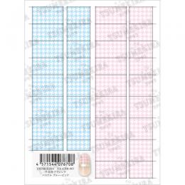 ツメキラ 千鳥格子フレンチ PBL・PK NN-CDR-007