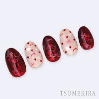 ツメキラ SweetリボンミックスRED&PU NN-YRS-003