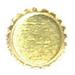 △オリジナル ストーン台皿 3mm ゴールド 10P