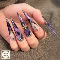 KiraNail 転写アートホイル アニマル パープル