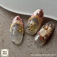 KiraNail リリーエンブレム ルイカ ゴールド 5P