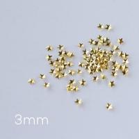 Bonnail プランプスタッズ ゴールド スター 3mm