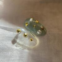 Bonnail プランプスタッズ ゴールド スター 4mm