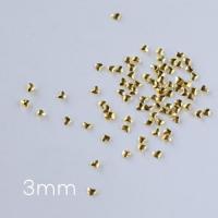 Bonnail プランプスタッズ ゴールド ハート 3mm