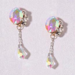 セレクション ミックスストーンチャーム ABパープル 2P