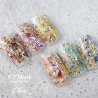 SMint フラワーフレーク2 aqua