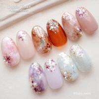SMint ダズルフレーク グラス 3.トワイライトフローラ