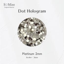 SMint ドット ホログラム 2.プラチナ 2mm