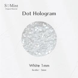 SMint ドット ホログラム 7.ホワイト 1mm