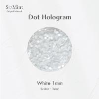 SMint ドット ホログラム 7.ホワイト 1mm