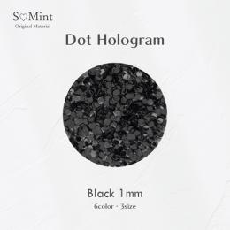 SMint ドット ホログラム 10.ブラック 1mm