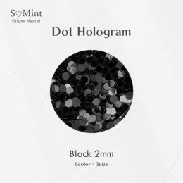 SMint ドット ホログラム 11.ブラック 2mm
