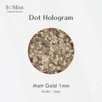 SMint ドット ホログラム 13.マットゴールド 1mm