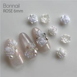 Bonnail ローズ オーロラホワイト 8mm 10P
