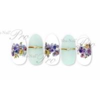 写ネイル+ real floret clear -Purple-
