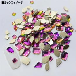 セレクション ミックスシェイプストーン レッドボルケーノ 20P