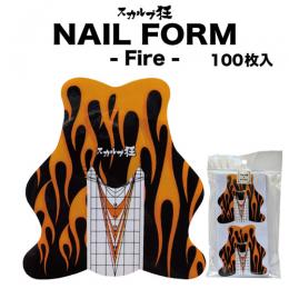KiraNail スカルプ狂ファイヤーネイルフォーム 100枚