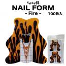 KiraNail スカルプ狂ファイヤーネイルフォーム 100枚