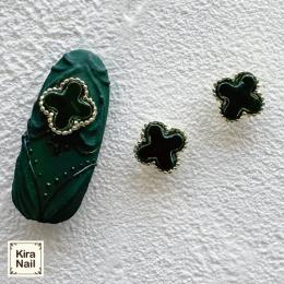 KiraNail クローバーアーペ M 3P グリーン