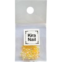 KiraNail オーロララインリボン オーロライエロー 10P