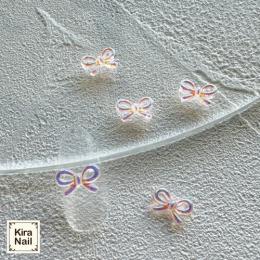 KiraNail オーロララインリボン オーロラパープル 10P