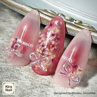 KiraNail オーロララインリボン オーロラパープル 10P