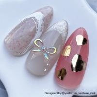 KiraNail オーロララインリボン オーロラパープル 10P