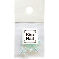 KiraNail オーロララインリボン オーロラブルー 10P