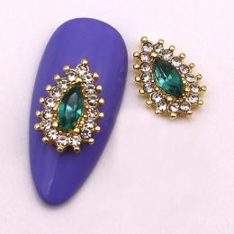 セレクション ウォータードロップ ゴールド エメラルド 2P