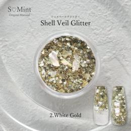 SMint シェルヴェールグリッター 2.ホワイトゴールド