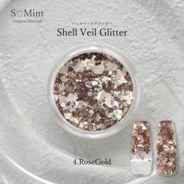 SMint シェルヴェールグリッター 4.ローズゴールド