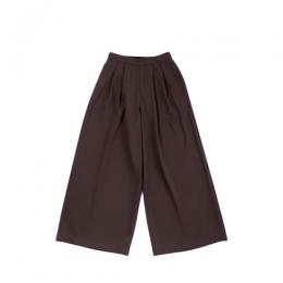 MY FORME スパーワイドパンツ ダークブラウン M