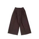 MY FORME スパーワイドパンツ ダークブラウン S